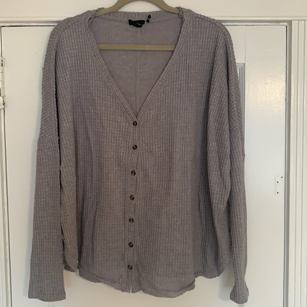 Out From Under Jojo Oversized Thermal Button Up